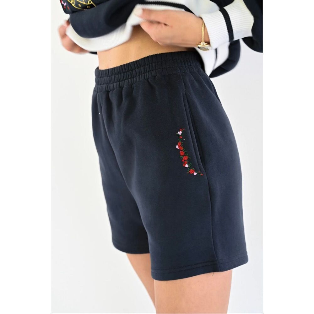 New yllw the label Herald Floral Sweat Shorts Size XS